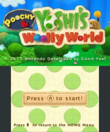 Poochy & Yoshis Woolly World (USA) screen shot title